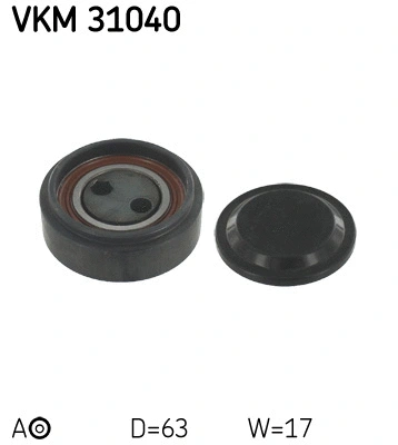 Diržo įtempiklio skriemulys SKF VKM 31040