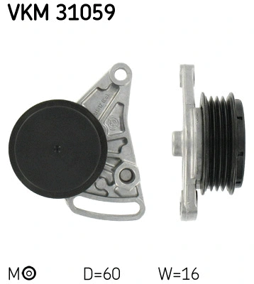 Diržo įtempiklio skriemulys SKF VKM 31059