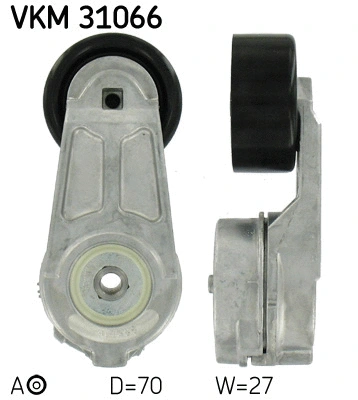 Diržo įtempiklio skriemulys SKF VKM 31066