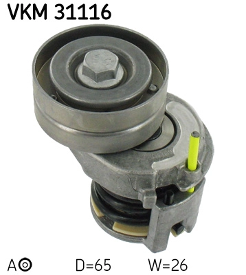 Diržo įtempiklio skriemulys SKF VKM 31116