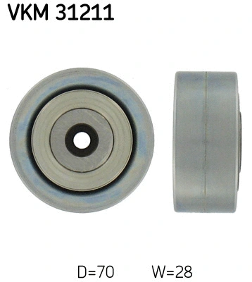 Diržo įtempiklio skriemulys SKF VKM 31211