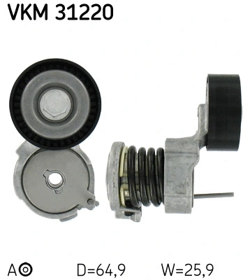 Diržo įtempiklio skriemulys SKF VKM 31220