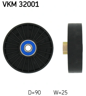 Diržo įtempiklio skriemulys SKF VKM 32001