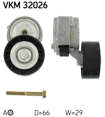 Diržo įtempiklio skriemulys SKF VKM 32026