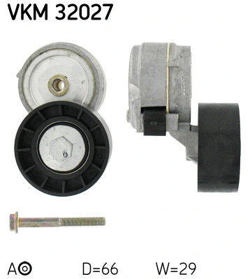 Diržo įtempiklio skriemulys SKF VKM 32027