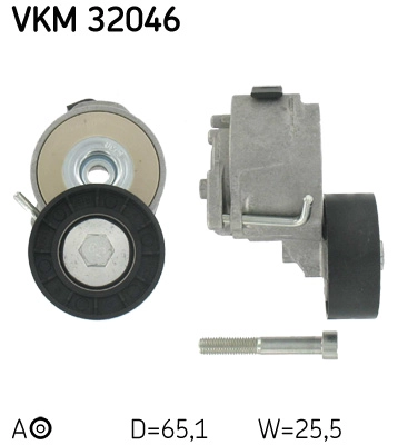 Diržo įtempiklio skriemulys SKF VKM 32046