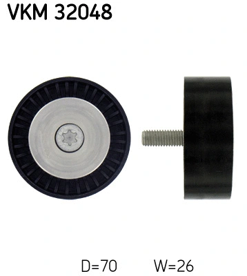 Diržo įtempiklio skriemulys SKF VKM 32048