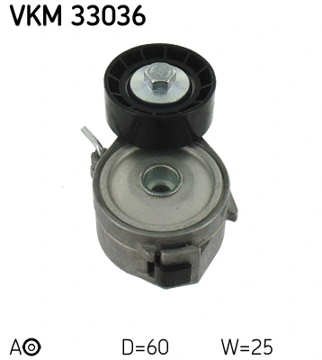 Diržo įtempiklio skriemulys SKF VKM 33036