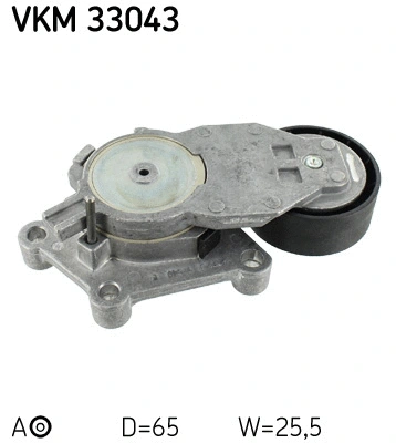 Diržo įtempiklio skriemulys SKF VKM 33043