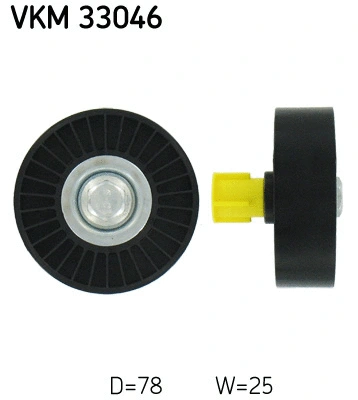 Diržo įtempiklio skriemulys SKF VKM 33046
