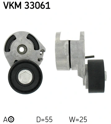 Diržo įtempiklio skriemulys SKF VKM 33061