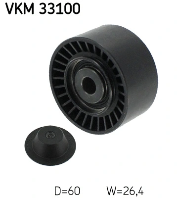 Diržo įtempiklio skriemulys SKF VKM 33100