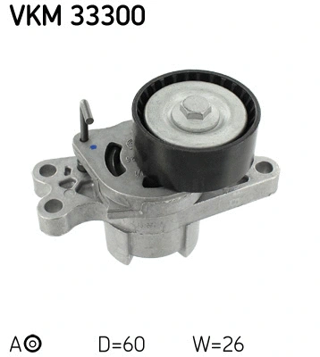 Diržo įtempiklio skriemulys SKF VKM 33300