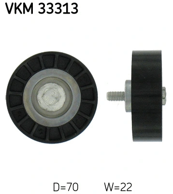 Diržo įtempiklio skriemulys SKF VKM 33313