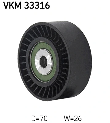 Diržo įtempiklio skriemulys SKF VKM 33316