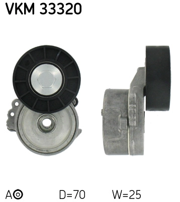 Diržo įtempiklio skriemulys SKF VKM 33320