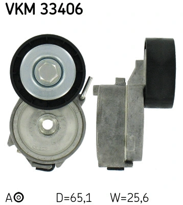 Diržo įtempiklio skriemulys SKF VKM 33406