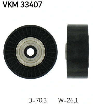 Diržo įtempiklio skriemulys SKF VKM 33407