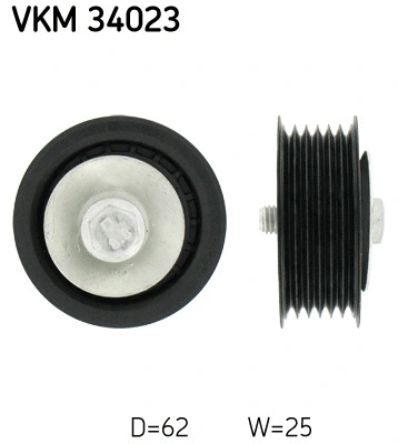 Diržo įtempiklio skriemulys SKF VKM 34023
