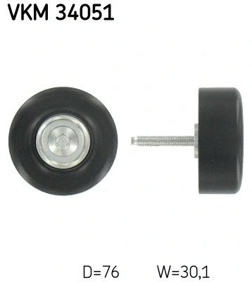 Diržo įtempiklio skriemulys SKF VKM 34051