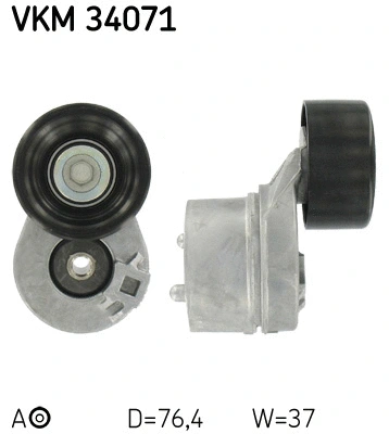 Diržo įtempiklio skriemulys SKF VKM 34071