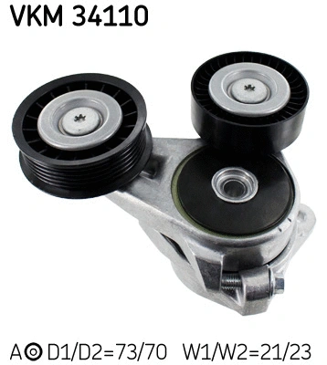 Diržo įtempiklio skriemulys SKF VKM 34110