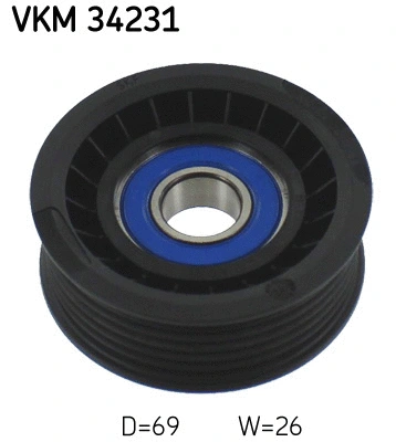 Diržo įtempiklio skriemulys SKF VKM 34231