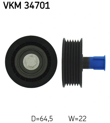 Diržo įtempiklio skriemulys SKF VKM 34701