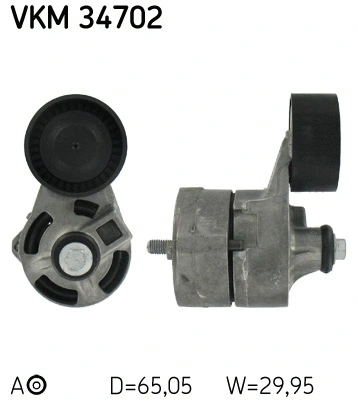 Diržo įtempiklio skriemulys SKF VKM 34702