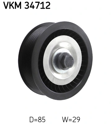 Diržo įtempiklio skriemulys SKF VKM 34712