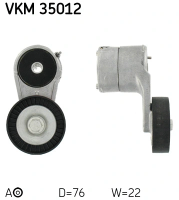 Diržo įtempiklio skriemulys SKF VKM 35012