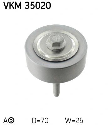 Diržo įtempiklio skriemulys SKF VKM 35020