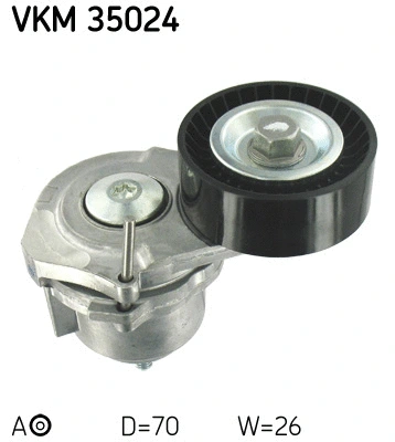 Diržo įtempiklio skriemulys SKF VKM 35024