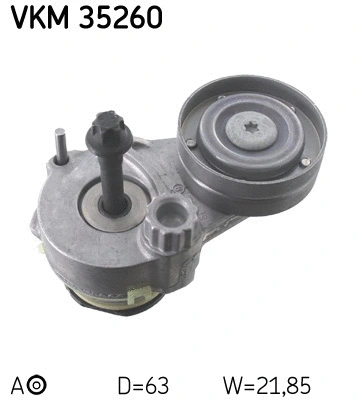 Diržo įtempiklio skriemulys SKF VKM 35260