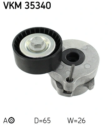 Diržo įtempiklio skriemulys SKF VKM 35340