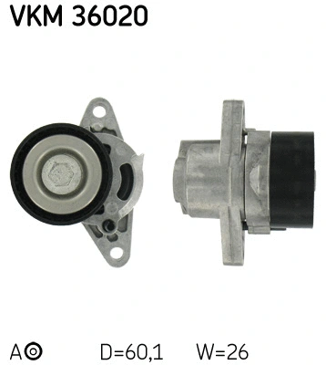 Diržo įtempiklio skriemulys SKF VKM 36020