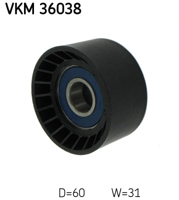 Diržo įtempiklio skriemulys SKF VKM 36038