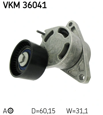 Diržo įtempiklio skriemulys SKF VKM 36041