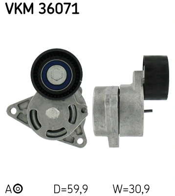 Diržo įtempiklio skriemulys SKF VKM 36071