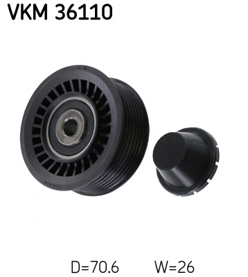 Diržo įtempiklio skriemulys SKF VKM 36110
