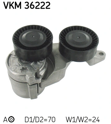 Diržo įtempiklio skriemulys SKF VKM 36222
