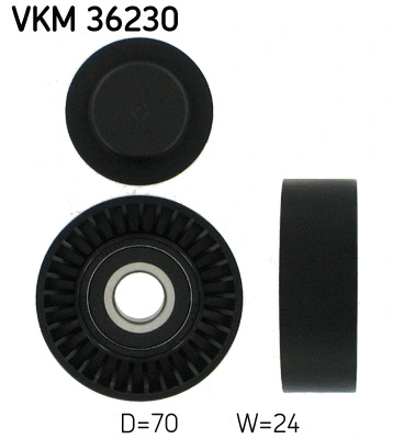 Diržo įtempiklio skriemulys SKF VKM 36230