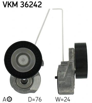 Diržo įtempiklio skriemulys SKF VKM 36242