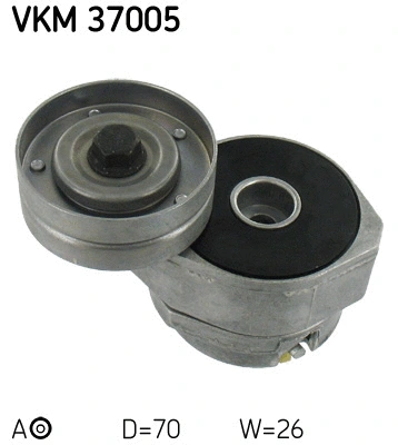 Diržo įtempiklio skriemulys SKF VKM 37005