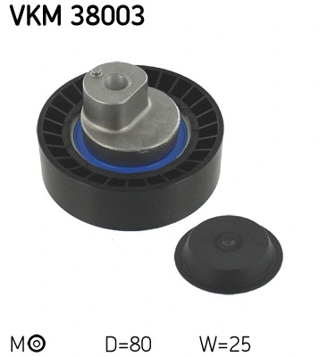 Diržo įtempiklio skriemulys SKF VKM 38003