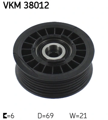 Diržo įtempiklio skriemulys SKF VKM 38012