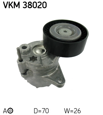 Diržo įtempiklio skriemulys SKF VKM 38020