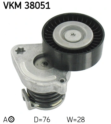 Diržo įtempiklio skriemulys SKF VKM 38051