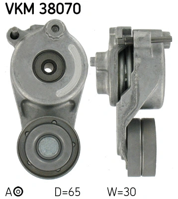 Diržo įtempiklio skriemulys SKF VKM 38070