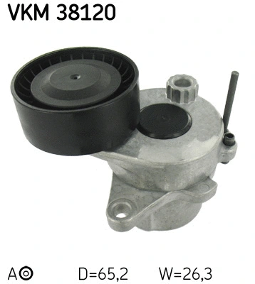 Diržo įtempiklio skriemulys SKF VKM 38120